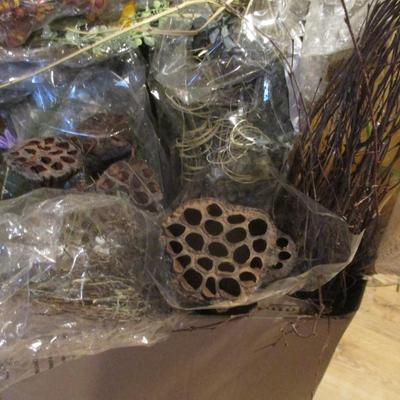 Artificial Flowers/Plants For Home Decor Or Crafting Lot H