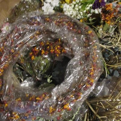 Artificial Flowers/Plants For Home Decor Or Crafting Lot H