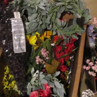 Artificial Flowers For Home Decor Or Crafting Lot I