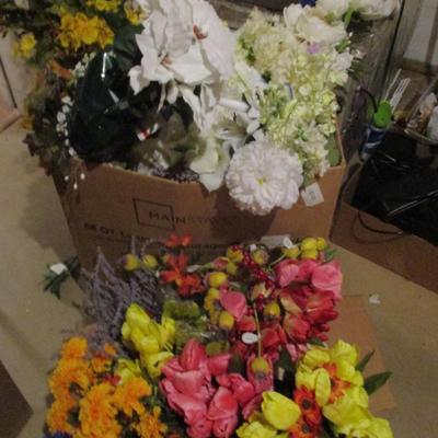 Artificial Flowers For Home Decor Or Crafting Lot K