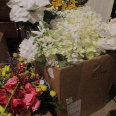 Artificial Flowers For Home Decor Or Crafting Lot K