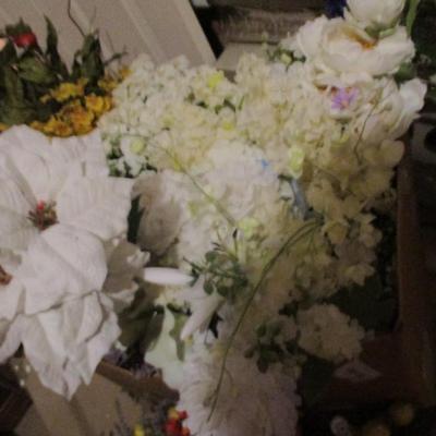 Artificial Flowers For Home Decor Or Crafting Lot K