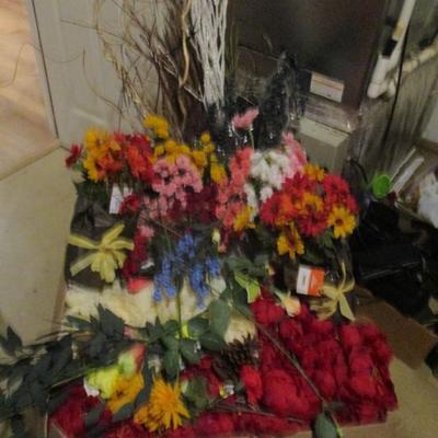 Artificial Flowers For Home Decor Or Crafting Lot L