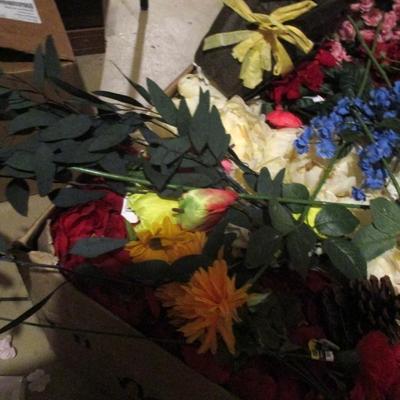 Artificial Flowers For Home Decor Or Crafting Lot L