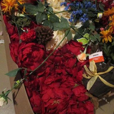 Artificial Flowers For Home Decor Or Crafting Lot L