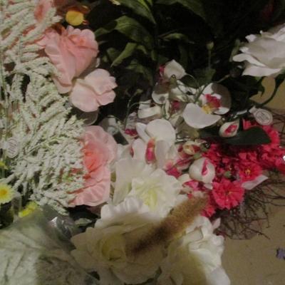 Artificial Flowers For Home Decor Or Crafting Lot N