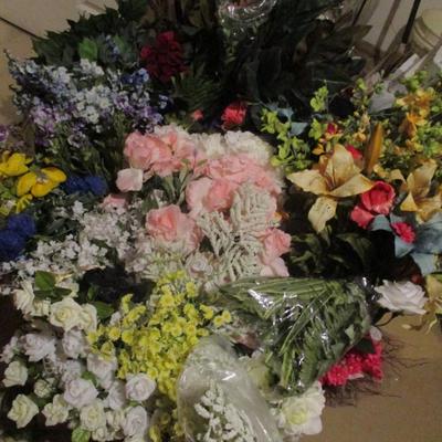 Artificial Flowers For Home Decor Or Crafting Lot N