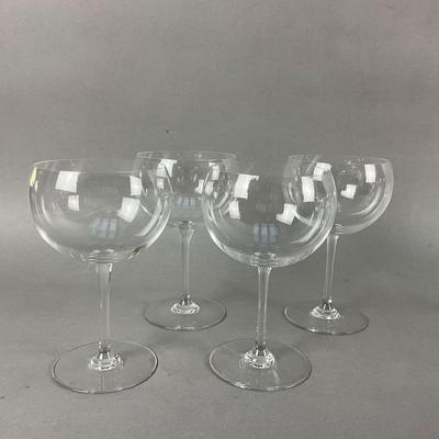 D734 Set of 4 Pavillon Baccarat Chambertin Wine Glasses