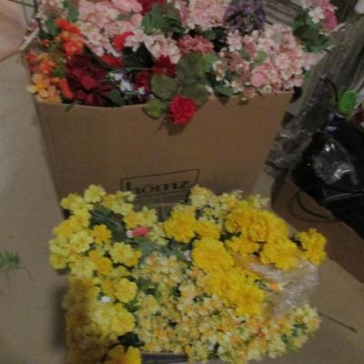 Artificial Flowers For Home Decor Or Crafting Lot P