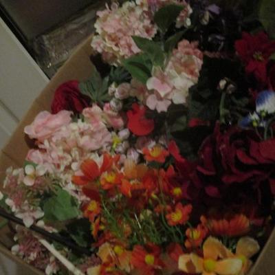 Artificial Flowers For Home Decor Or Crafting Lot P