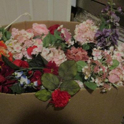 Artificial Flowers For Home Decor Or Crafting Lot P