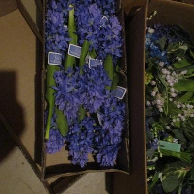 Artificial Flowers For Home Decor Or Crafting Lot Q