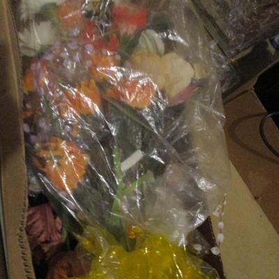 Artificial Flowers For Home Decor Or Crafting Lot Q
