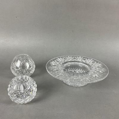 D742 Waterford Crystal 3pc Votive Candleholder Set