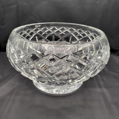 Vintage Galway Irish Crystal Bowl 9"