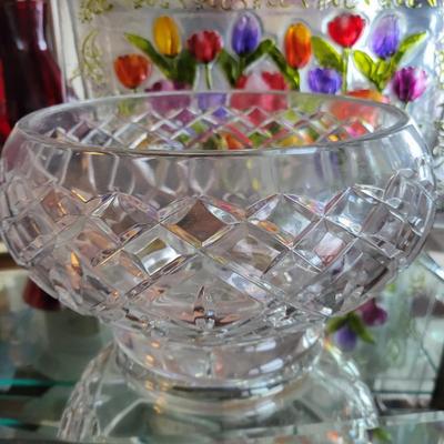 Vintage Galway Irish Crystal Bowl 9"
