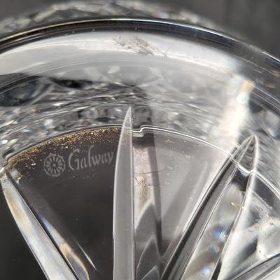 Vintage Galway Irish Crystal Bowl 9"