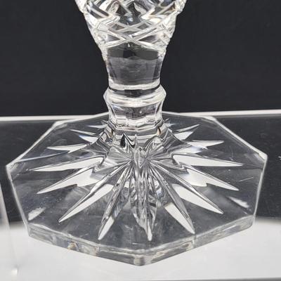 Decorative Cut Crystal Trio Candlestick Holder & Bowls