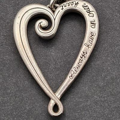 Two Brighton Necklaces Hearts Moon Stone