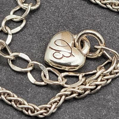Two Brighton Necklaces Hearts Moon Stone