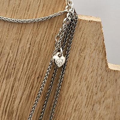 Two Brighton Necklaces Hearts Moon Stone