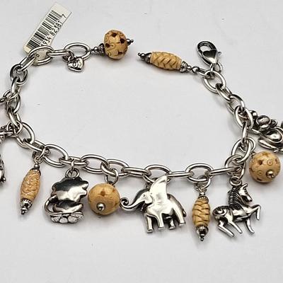 NWT Brighton Safari Charms Bracelet