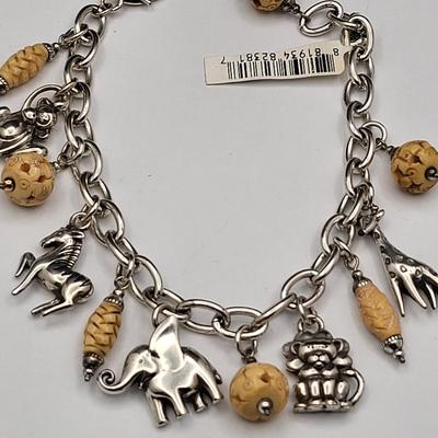 NWT Brighton Safari Charms Bracelet