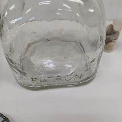 Vintage Items - Rusty Zinc Single Jar Holder Patron Bottle
