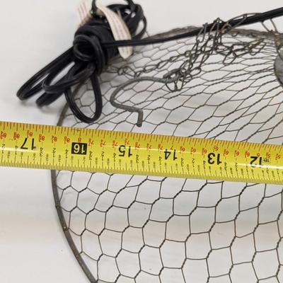 Chicken Wire Basket Hanging Light