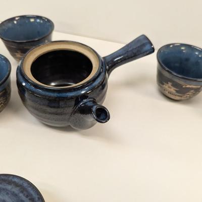 Hand Painted Japanese Tea Set