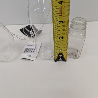 28 + Clear Glass Vases & Jars
