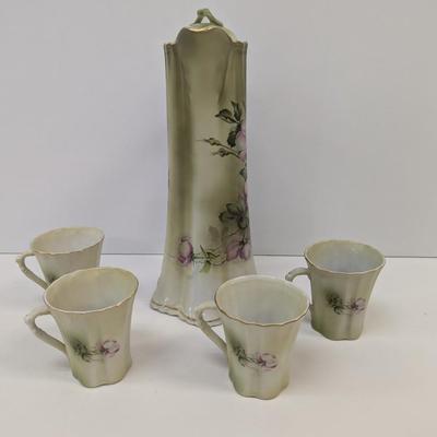 Vintage Hand Painted Nippon Chocolate Set