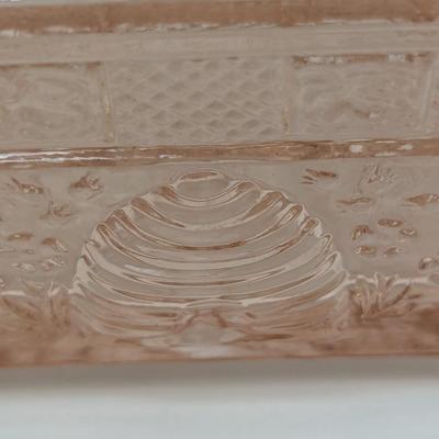 Vintage Indiana Glass Tiara Exclusive Square Footed Glass Honey Bee Hives With Lid