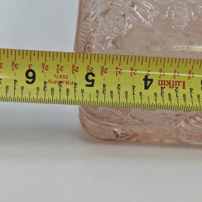 Vintage Indiana Glass Tiara Exclusive Square Footed Glass Honey Bee Hives With Lid