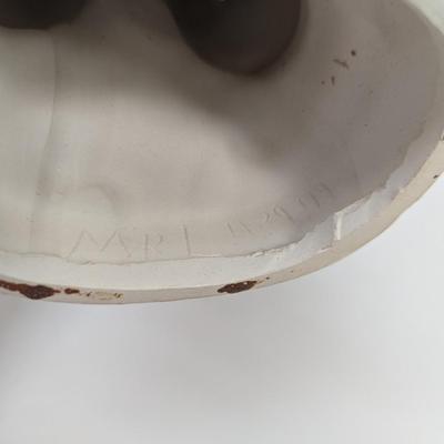 Approx 12" Glazed Porcelain Dutch Watering Boy Cast 1979