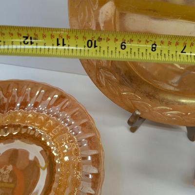 Fire King Peach Lusterware Dishes