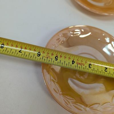 Fire King Peach Lusterware Dishes