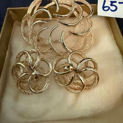 Broach & earrings-clip