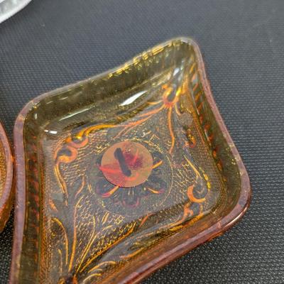 Vintage Tiara Indiana Sandwich Glass Nut Candy Dishes Choice 1