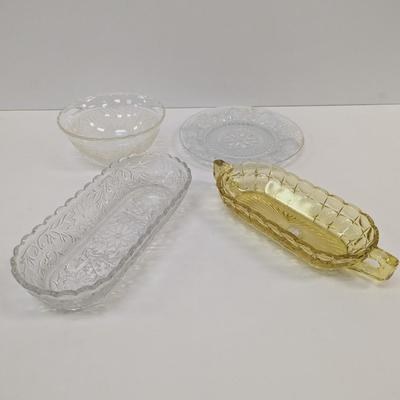 Vintage Tiera Glass Dishes