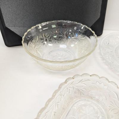 Vintage Tiera Glass Dishes