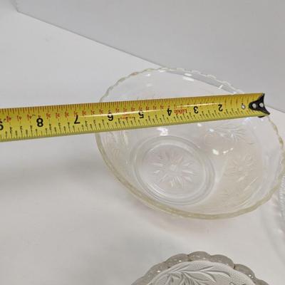 Vintage Tiera Glass Dishes