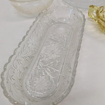 Vintage Tiera Glass Dishes