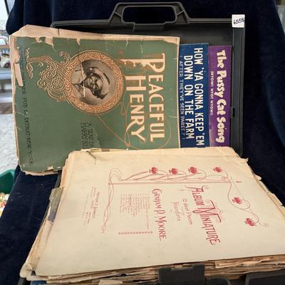 Old sheet music