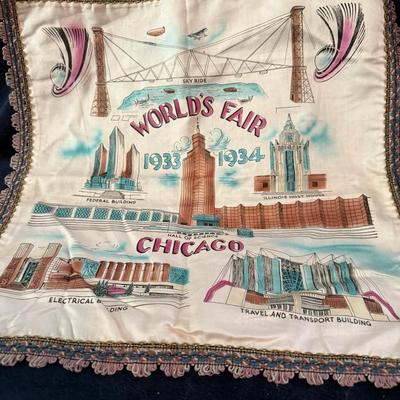 World’s Fair Chicago pillow cover