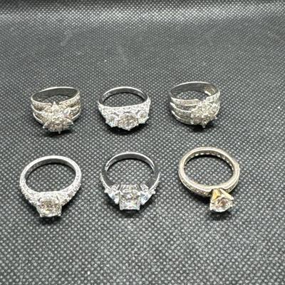 Sterling Silver Mixed Lot Rings