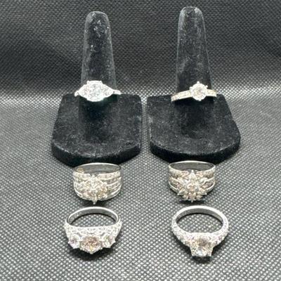 Sterling Silver Mixed Lot Rings