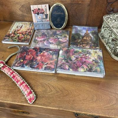 Greeting cards made by local artist