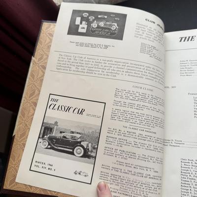 1966 Classic car book-handmade cover