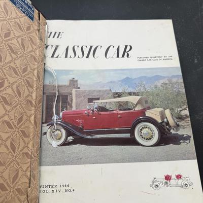 1966 Classic car book-handmade cover